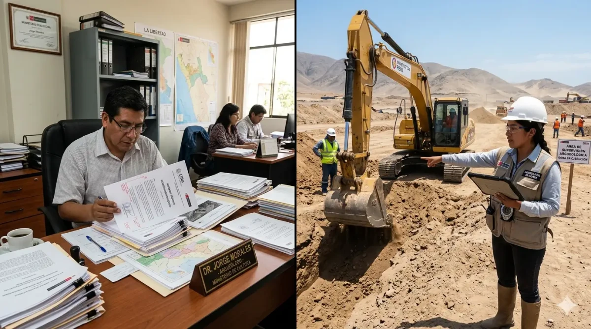 diferencia entre CIRA y monitoreo arqueológico en Perú obra y revisión técnica