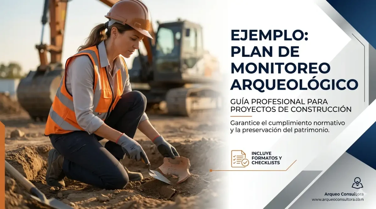 Ejemplo de Plan de Monitoreo Arqueológico (PMA) en Perú