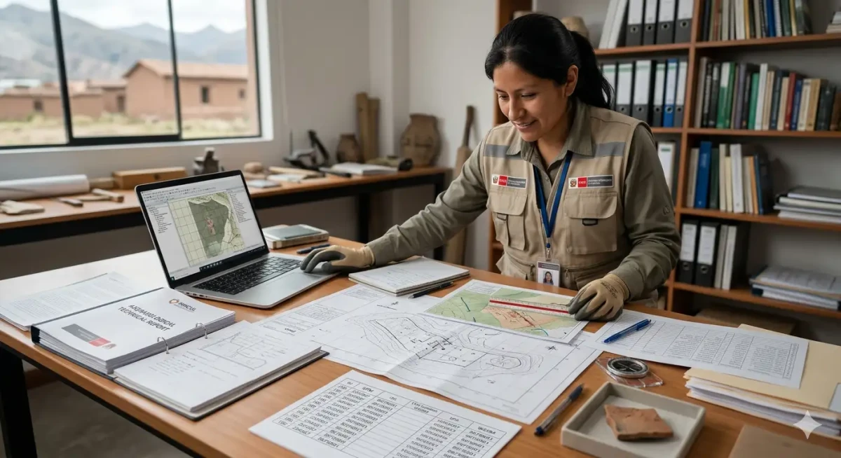 Documentos y planos necesarios para presentar un PEA en Perú.